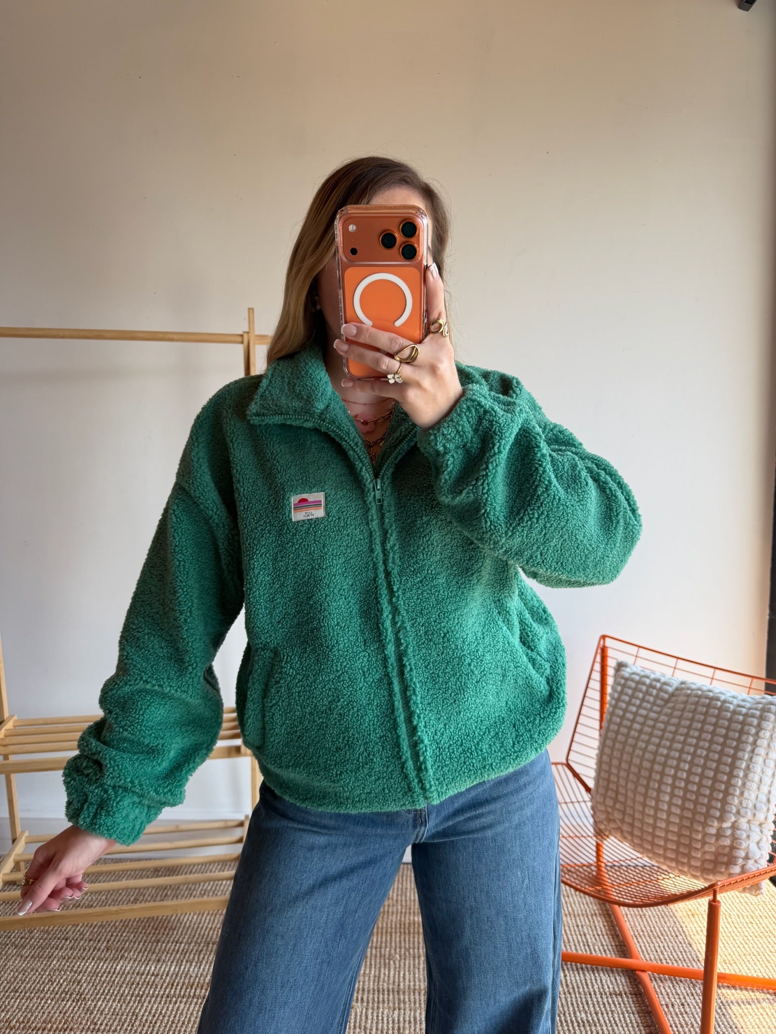 Veste moumoute AVA Vert