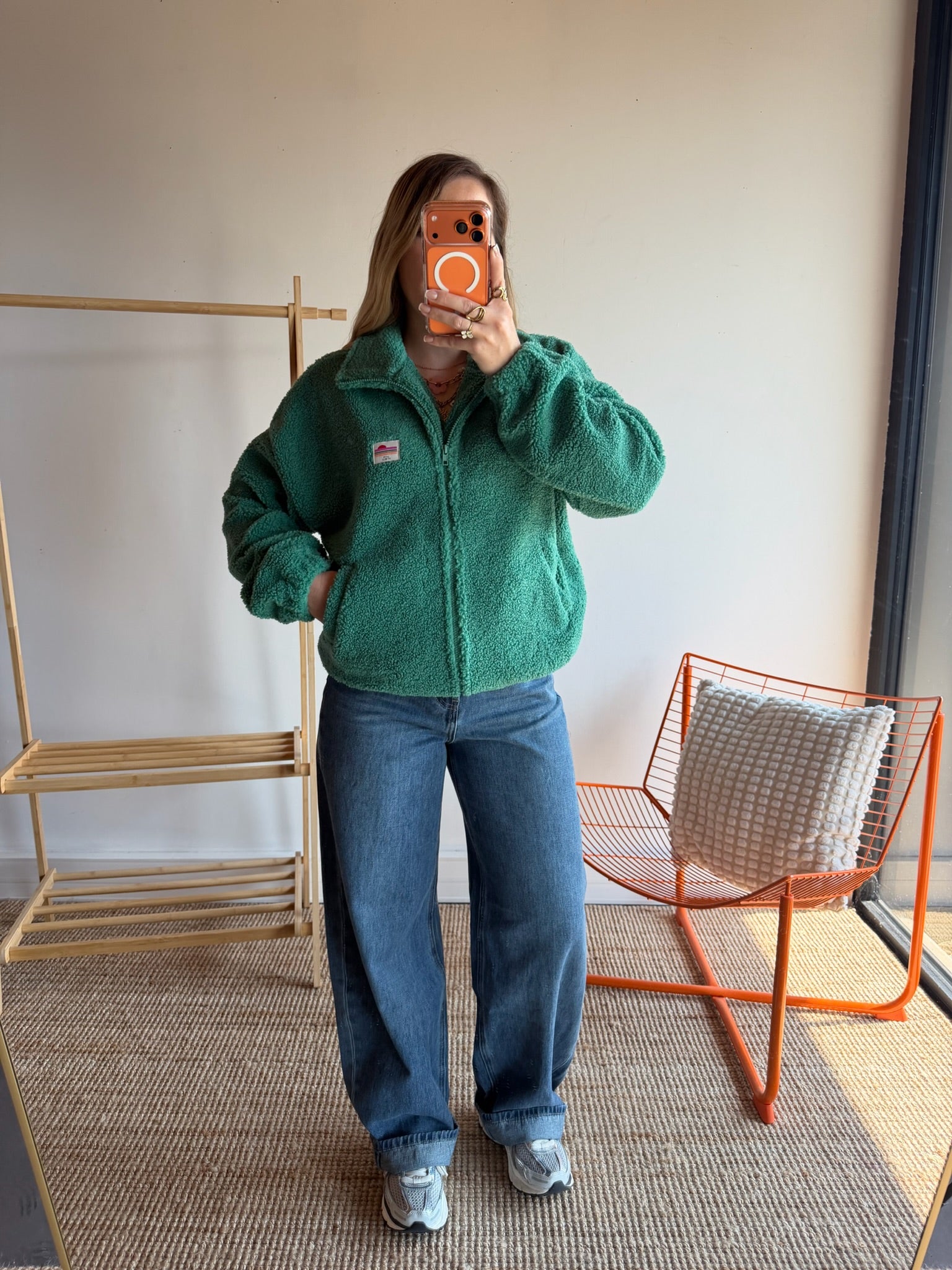Veste moumoute AVA Vert