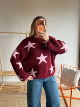Pull ÉTOILE Bordeaux