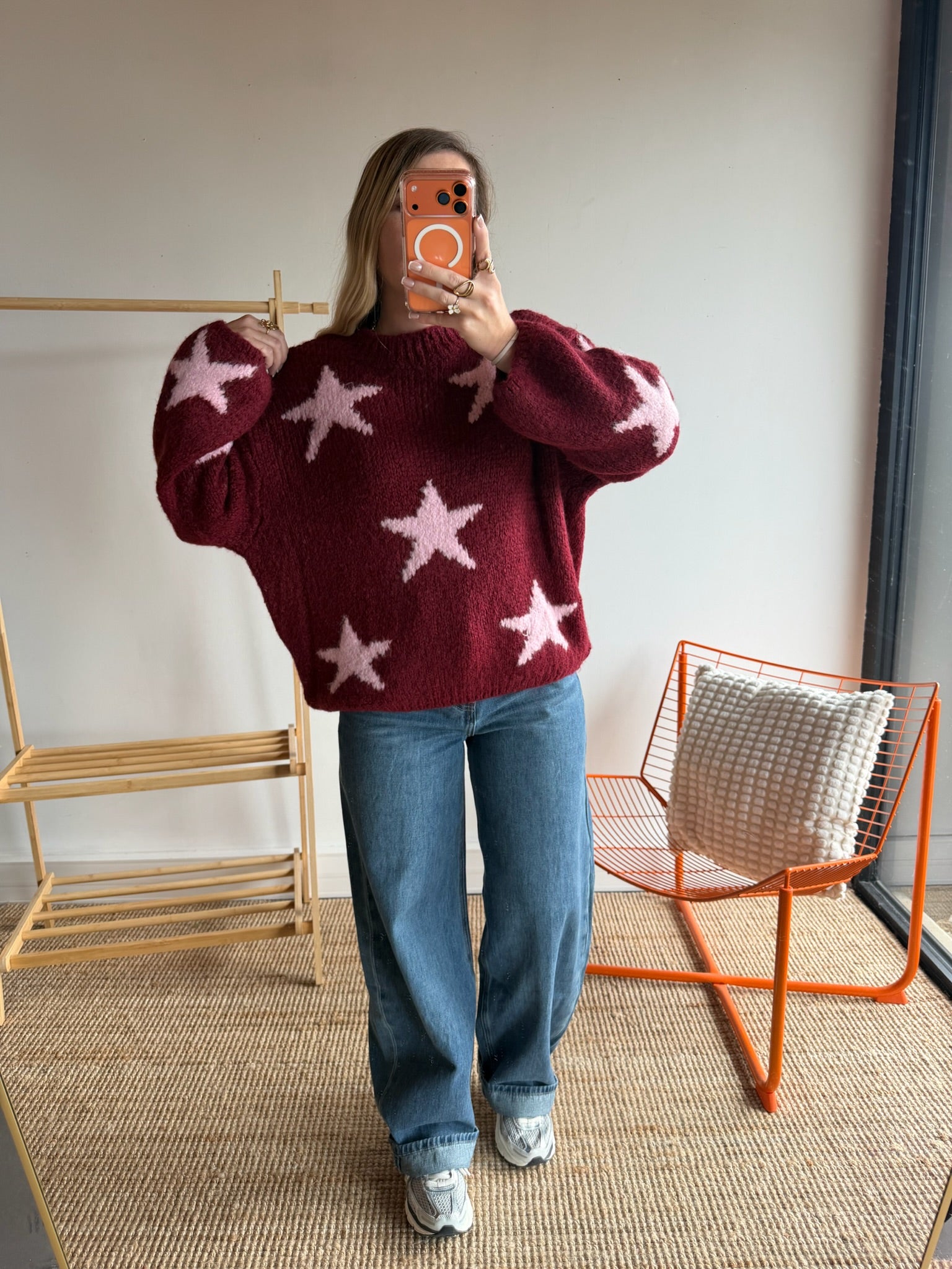 Pull ÉTOILE Bordeaux