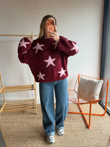 Pull ÉTOILE Bordeaux