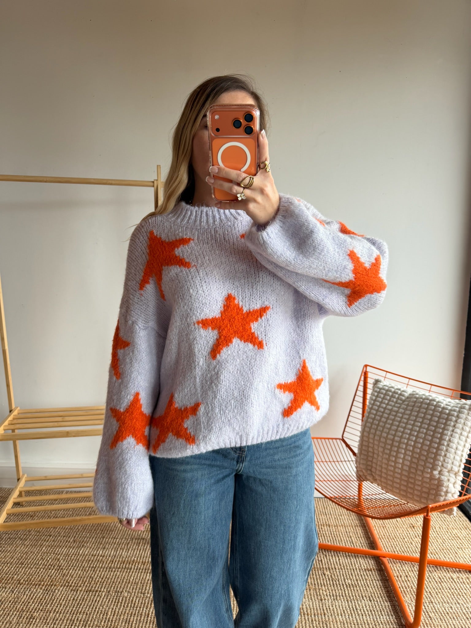 Pull ÉTOILE Lilas