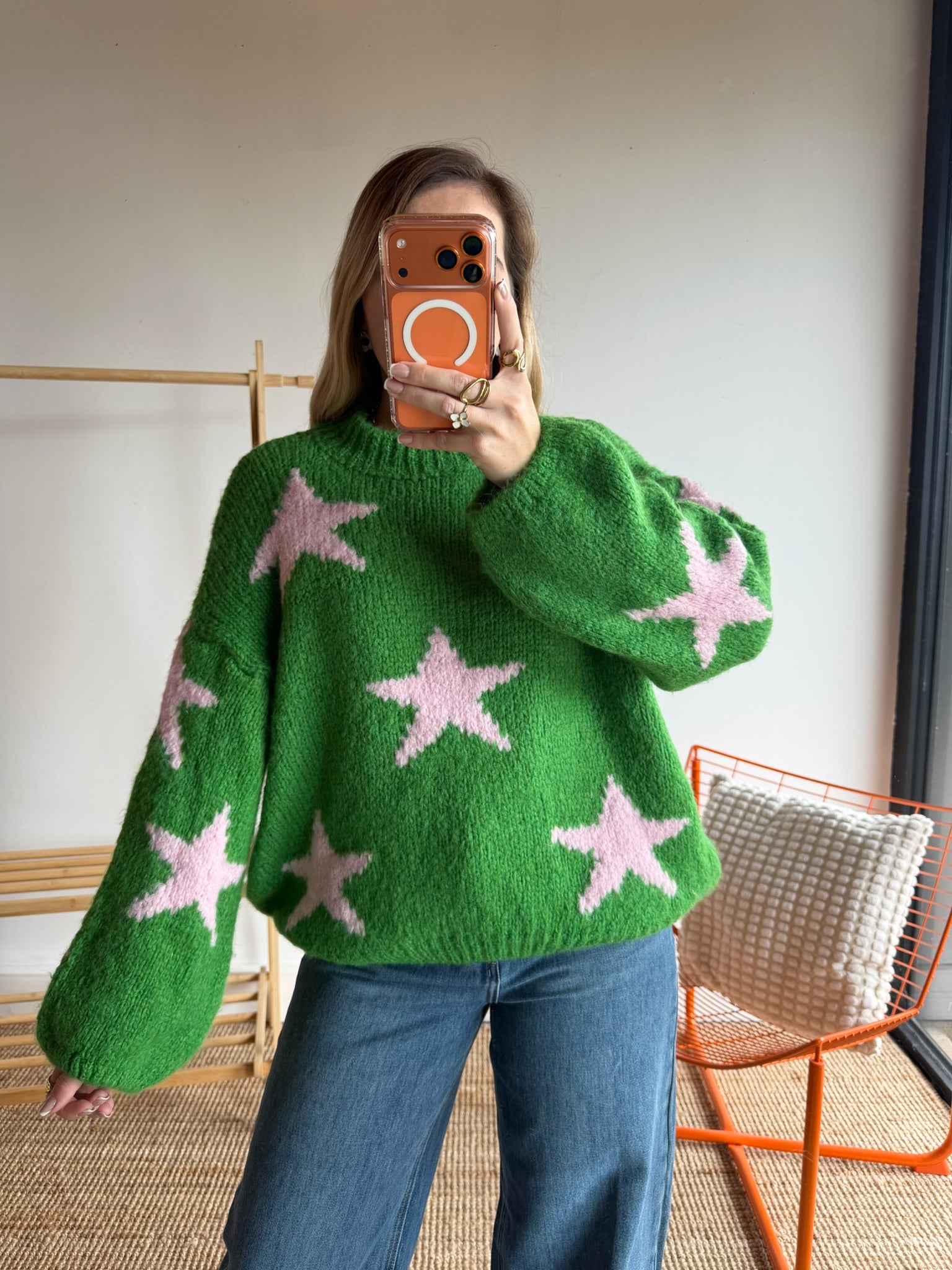 Pull ÉTOILE Vert
