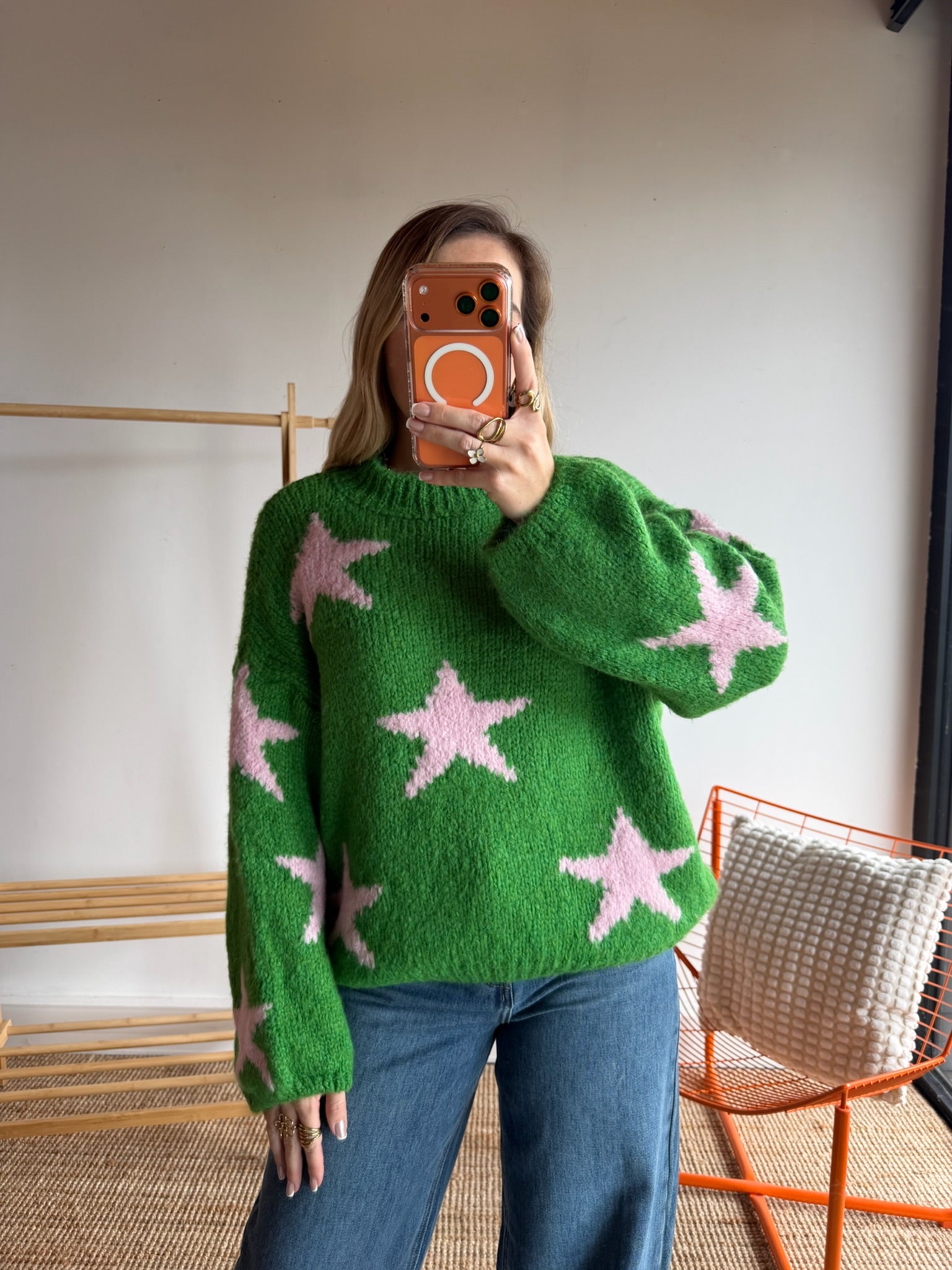 Pull ÉTOILE Vert