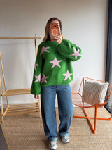 Pull ÉTOILE Vert