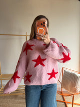 Pull ÉTOILE Rose