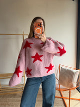 Pull ÉTOILE Rose