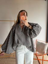 Blouse OLIVIA Chocolat