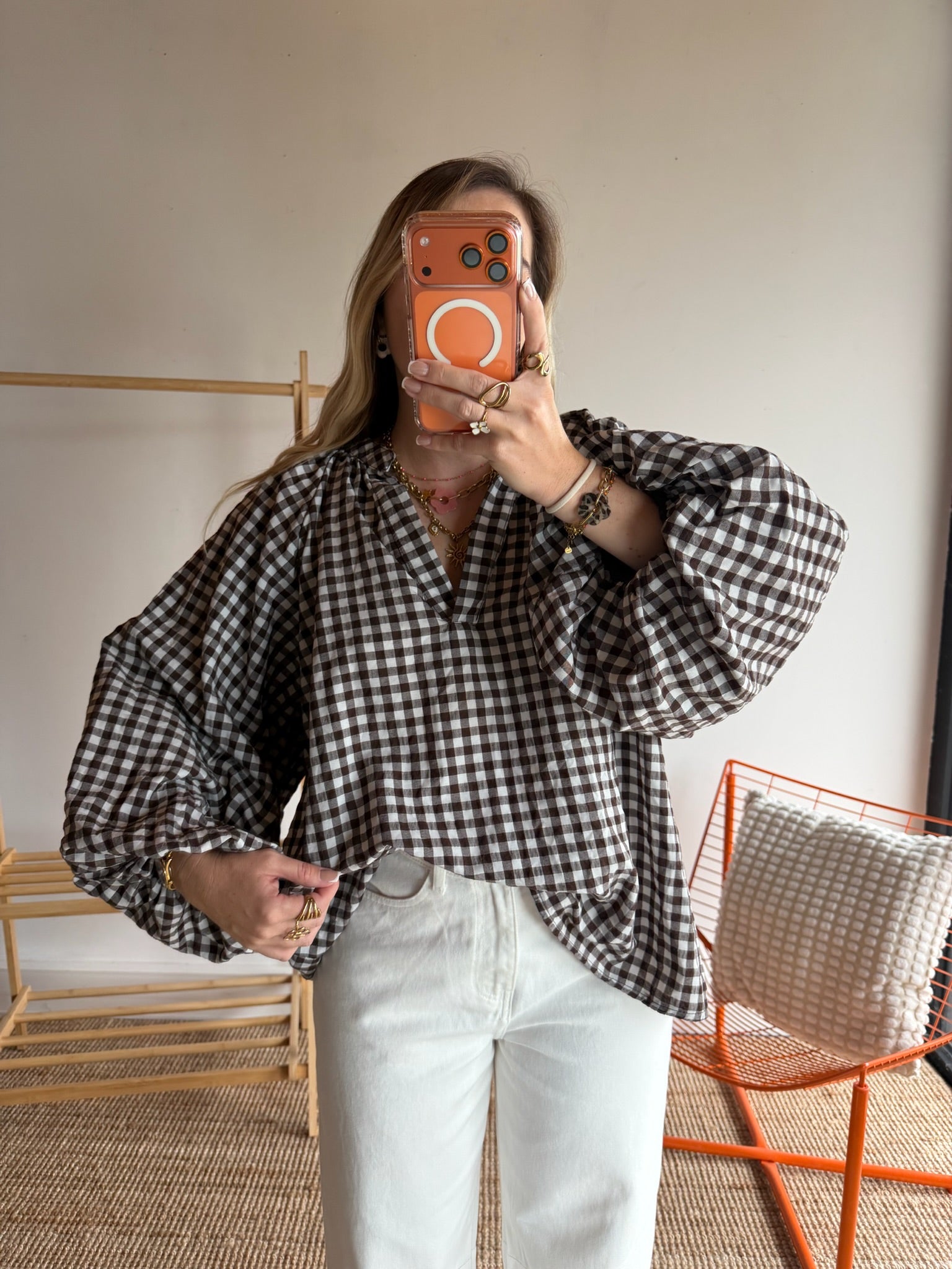 Blouse OLIVIA Chocolat