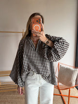 Blouse OLIVIA Chocolat