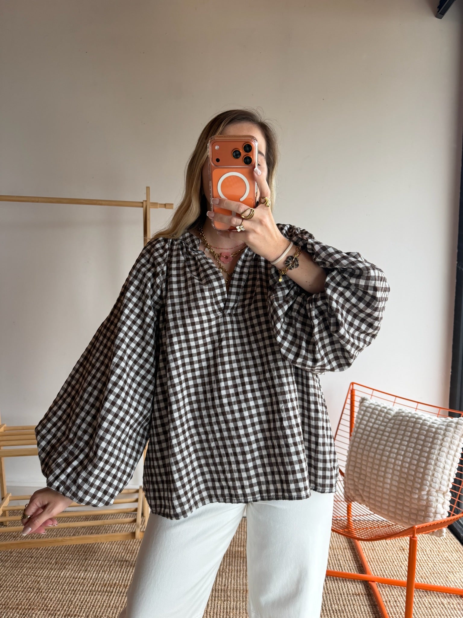 Blouse OLIVIA Chocolat