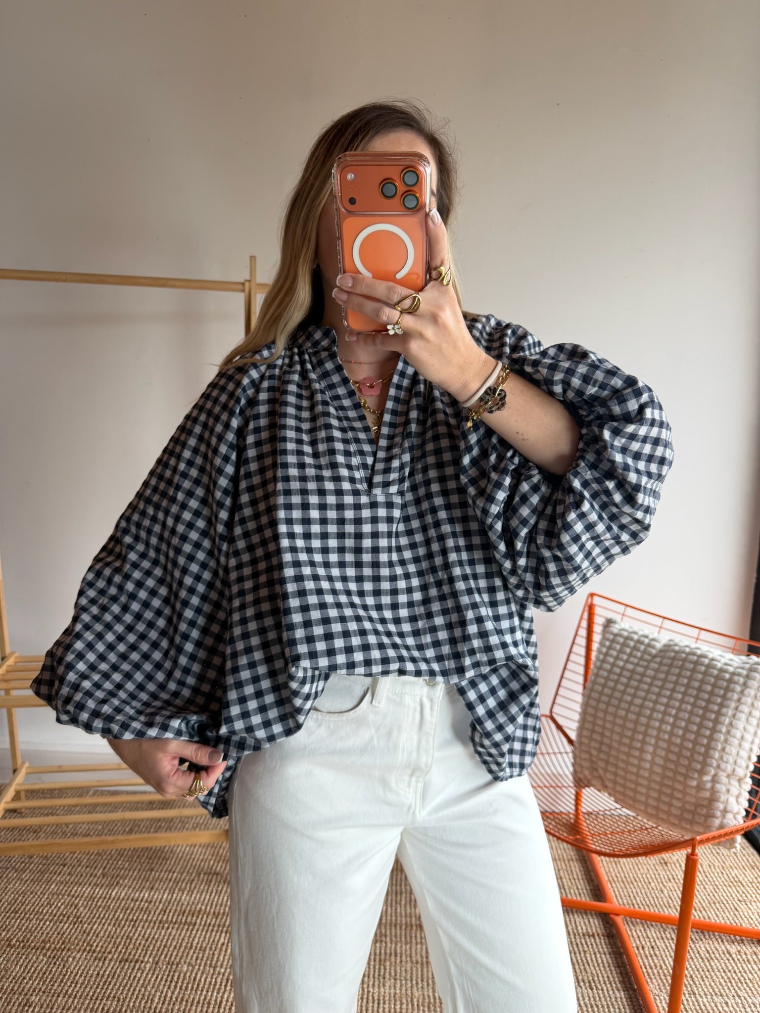 Blouse OLIVIA Bleu marine