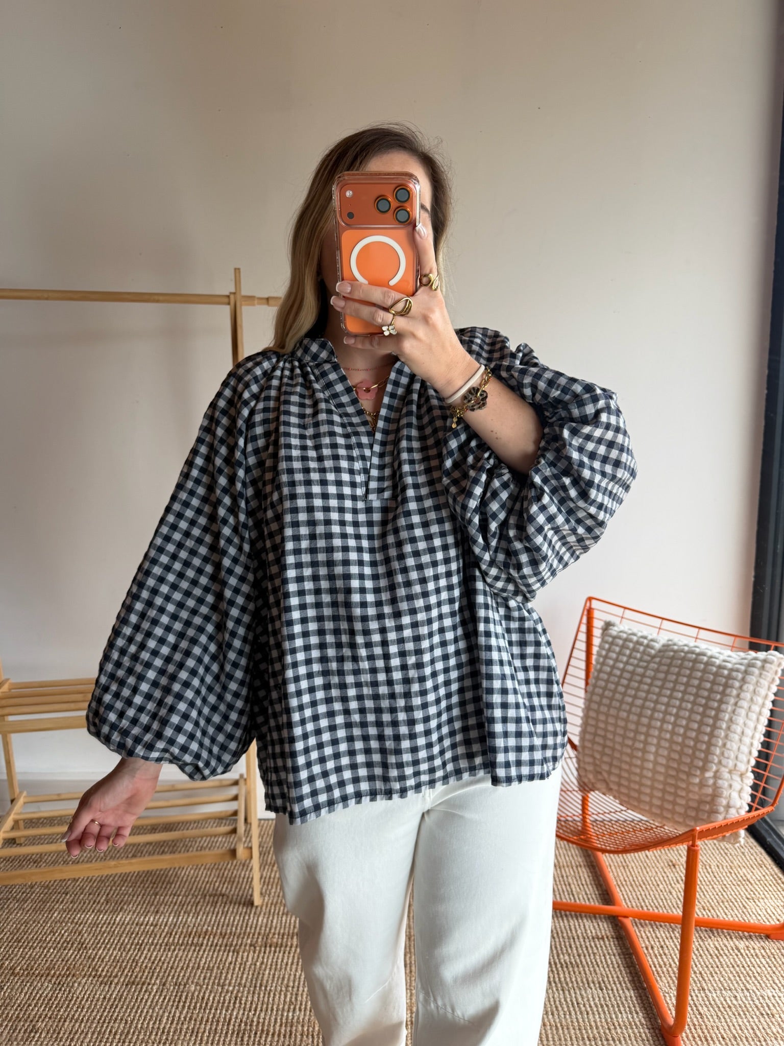 Blouse OLIVIA Bleu marine