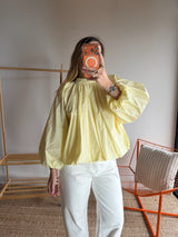 Blouse CARLA manches longues Jaune