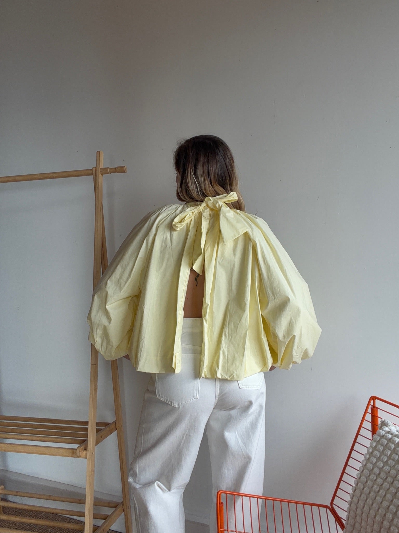 Blouse CARLA manches longues Jaune