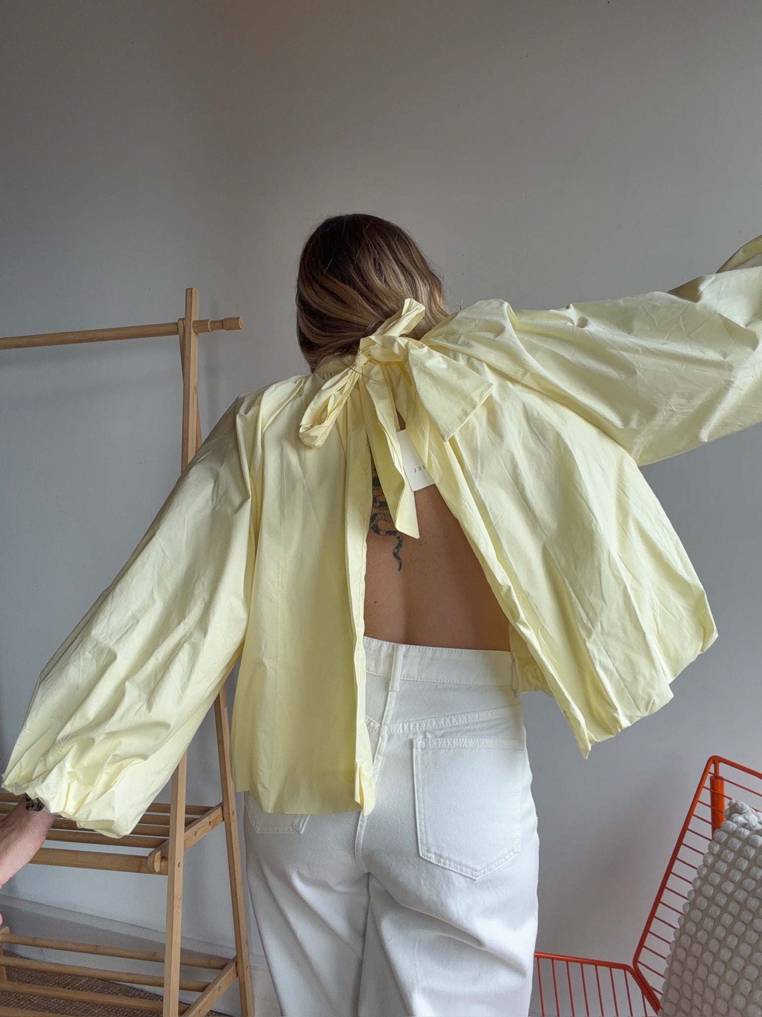 Blouse CARLA manches longues Jaune
