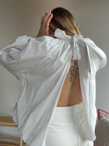 Blouse CARLA manches longues Blanc