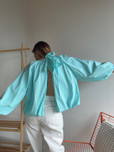 Blouse CARLA manches longues Turquoise