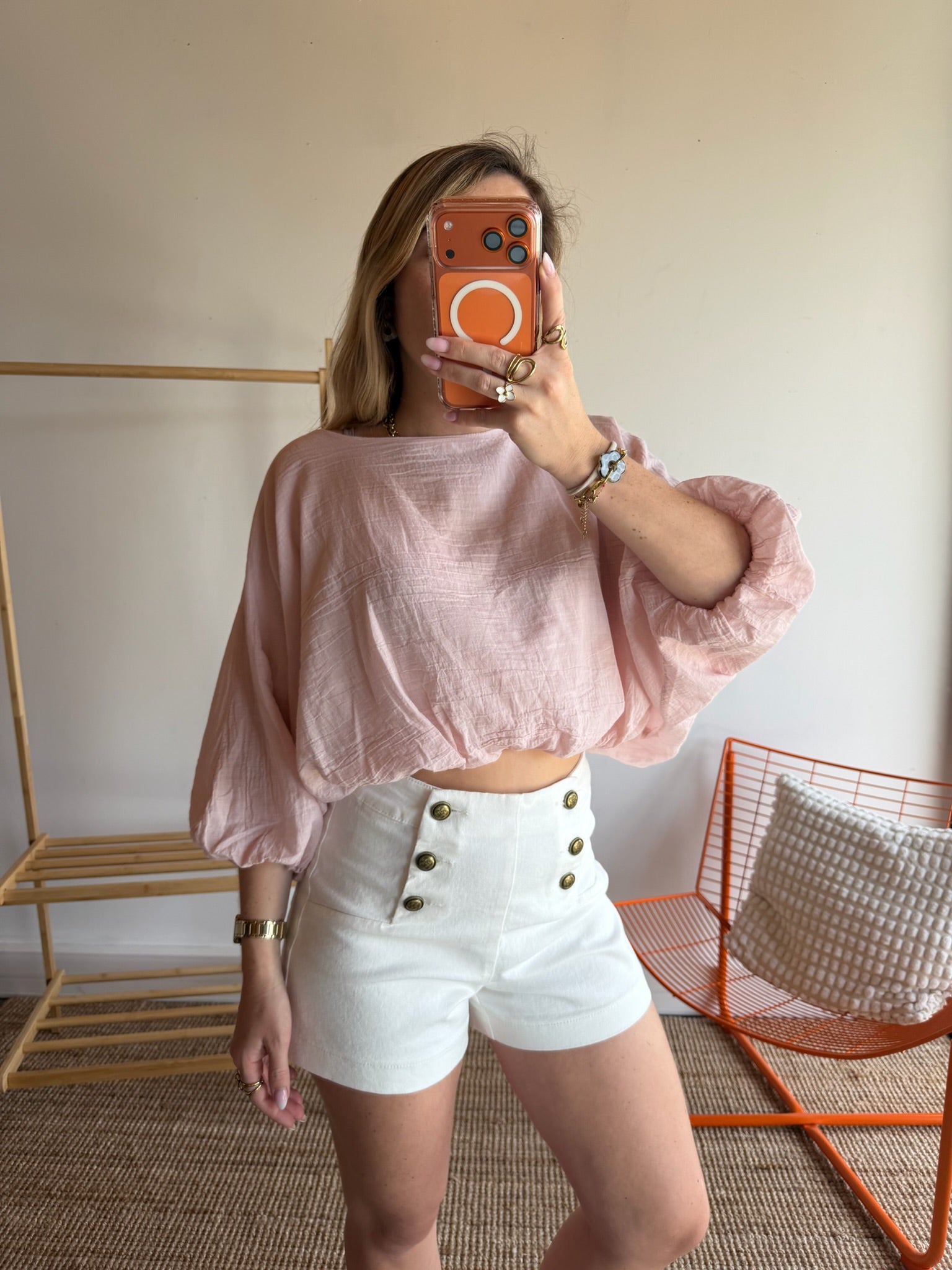 Top LISA Rose clair