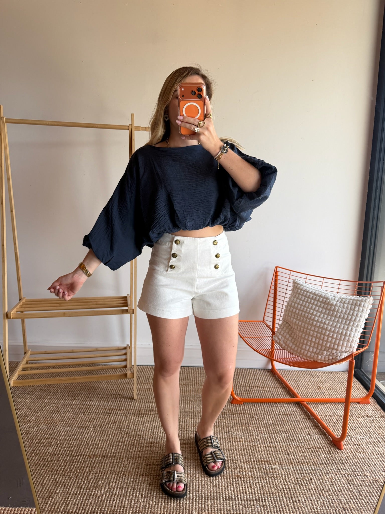 Top LISA Bleu marine