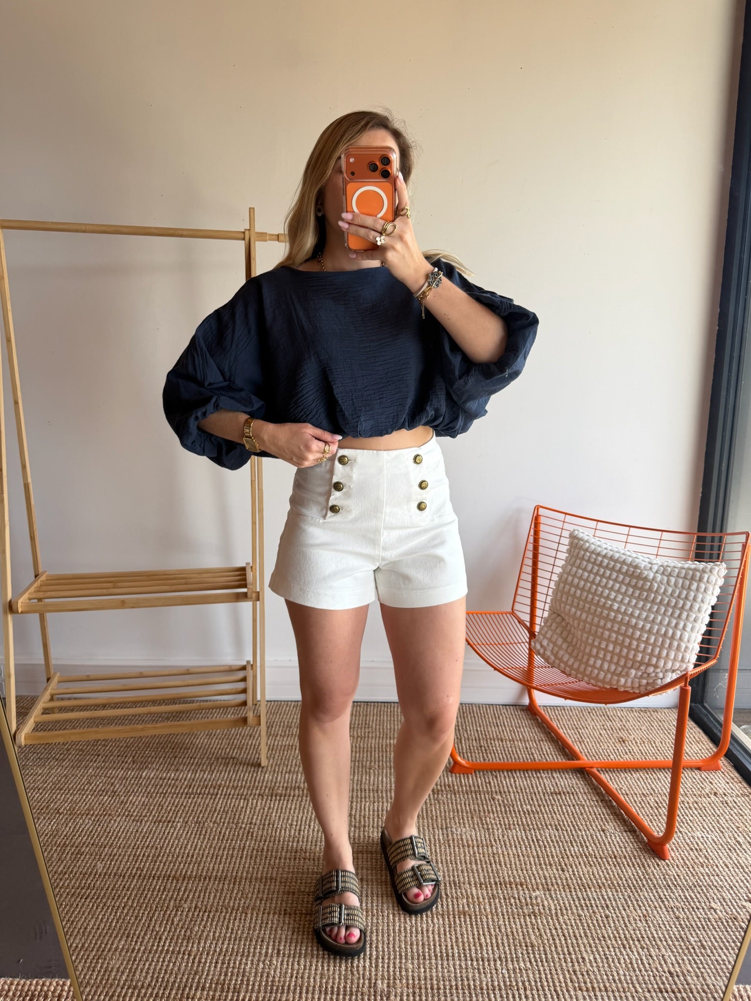 Top LISA Bleu marine