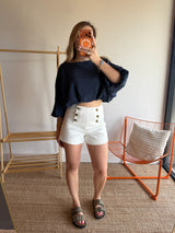 Top LISA Bleu marine