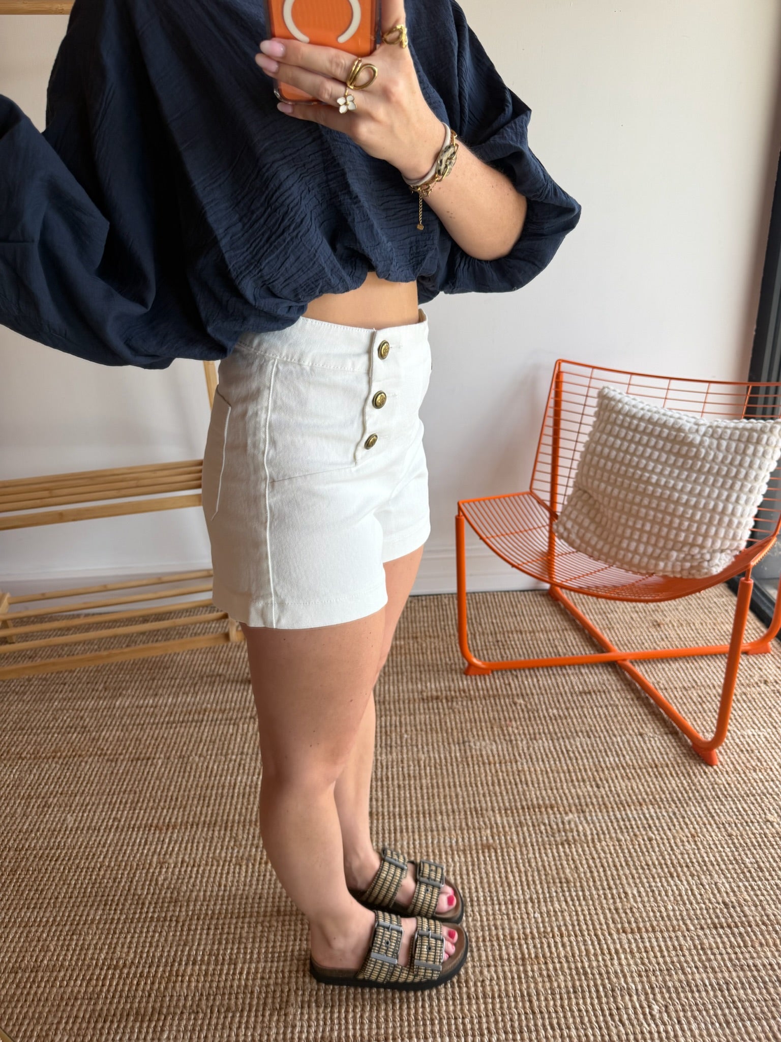 Short VICTORINETTE Blanc