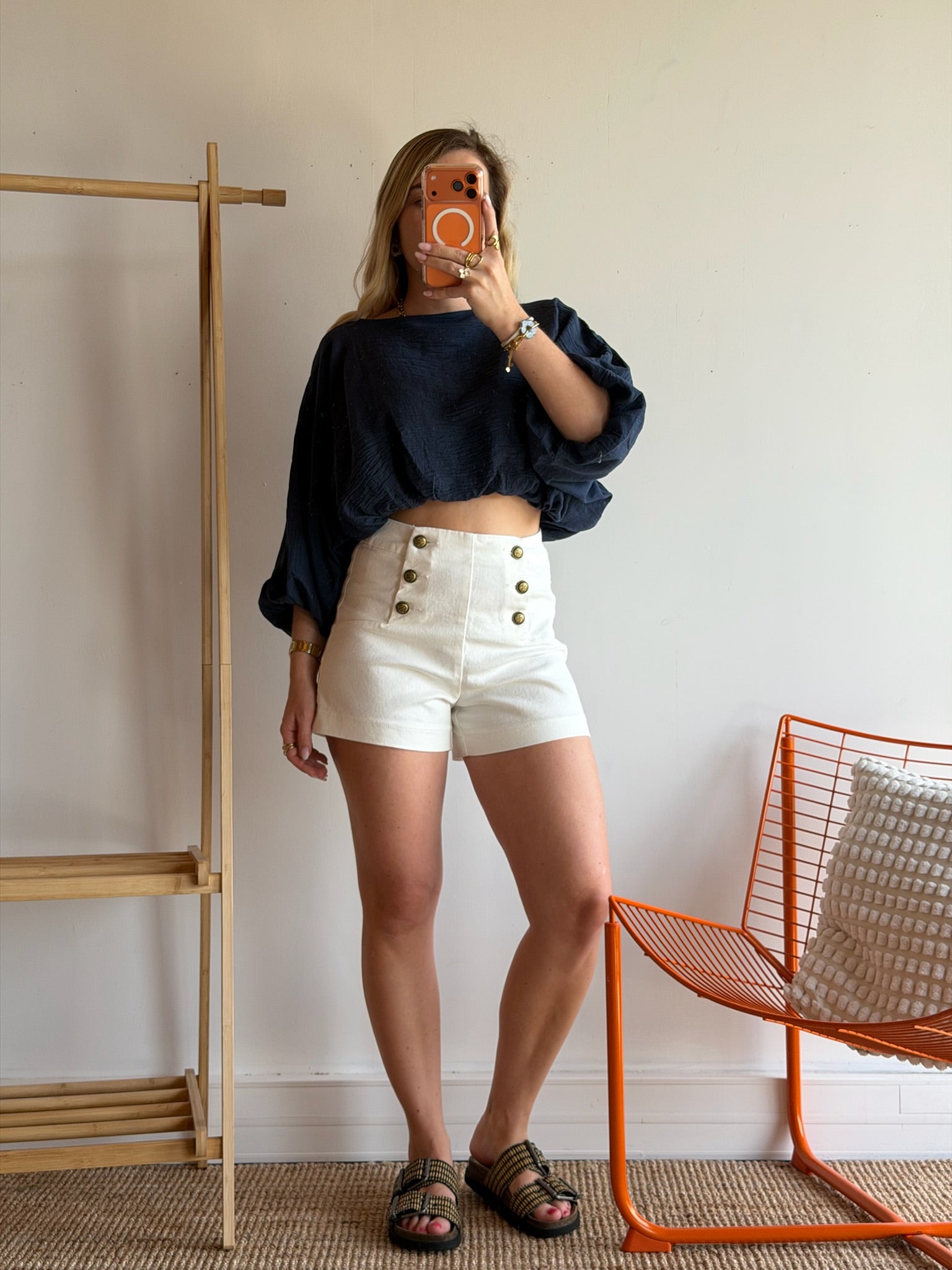 Top LISA Bleu marine