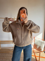 Veste moumoute AVA Camel