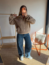 Veste moumoute AVA Camel