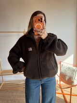 Veste moumoute AVA Chocolat