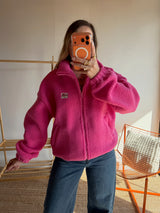 Veste moumoute AVA Rose fuchsia