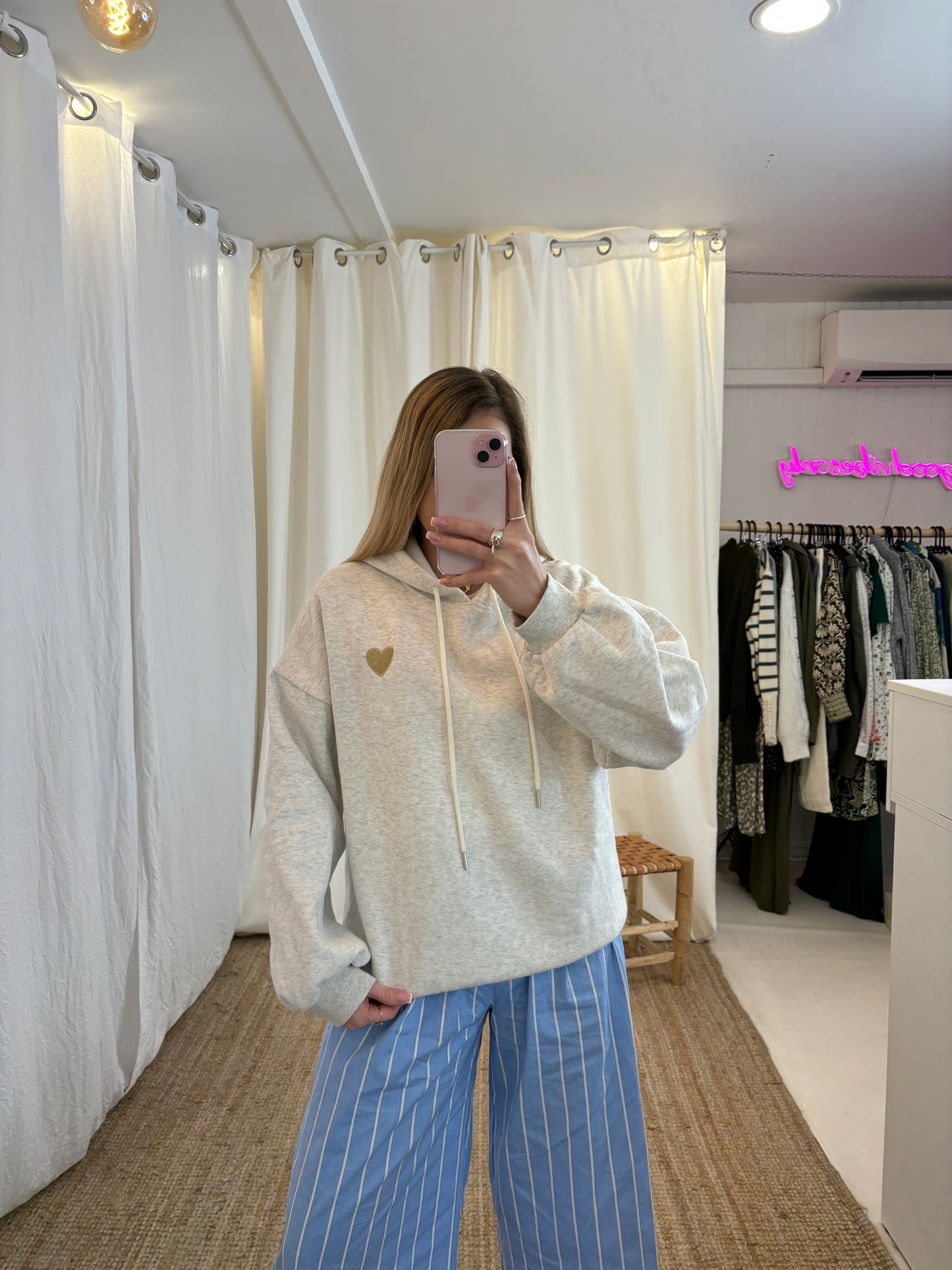 Sweat à capuche COEUR