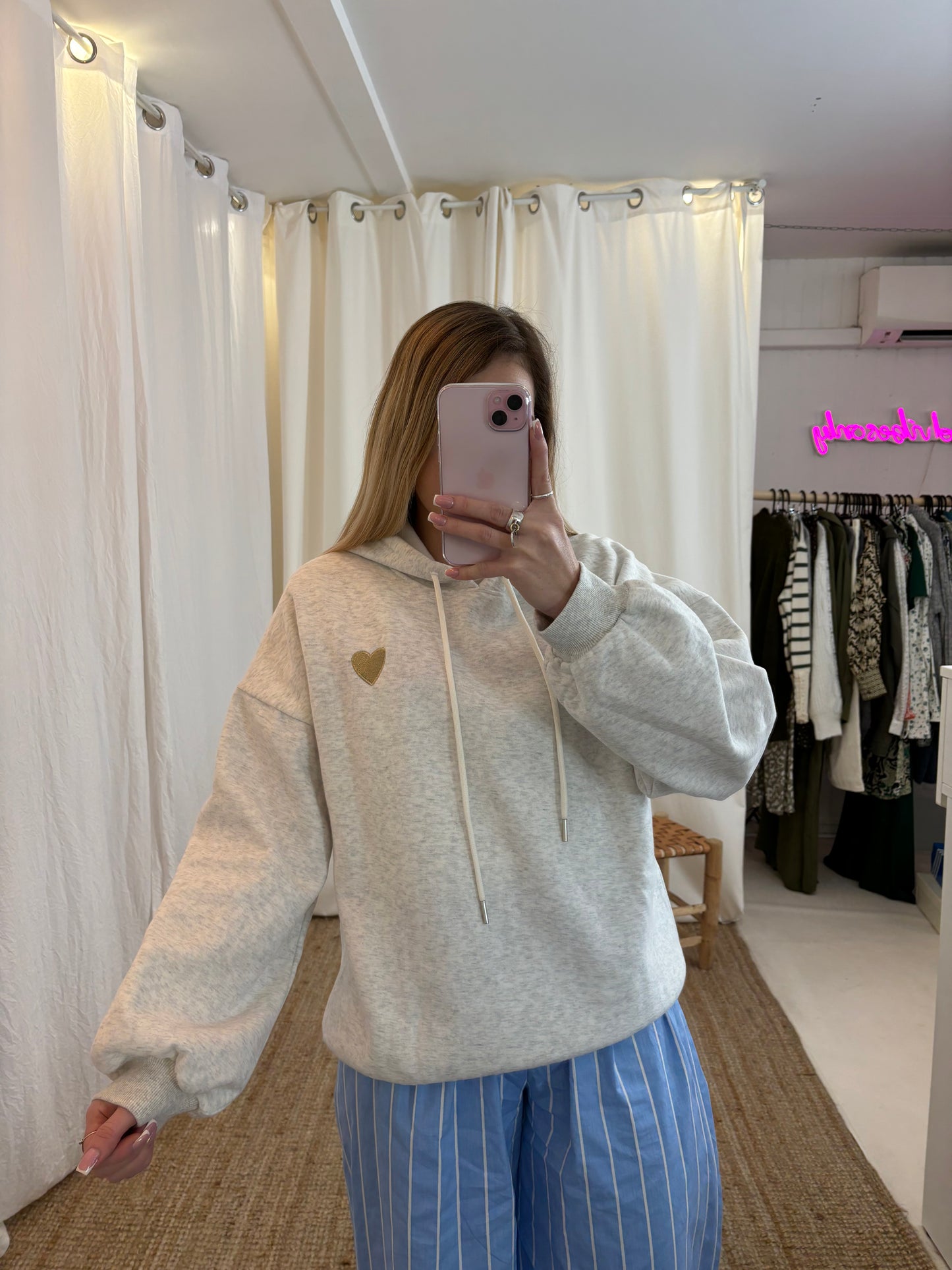 Sweat à capuche COEUR