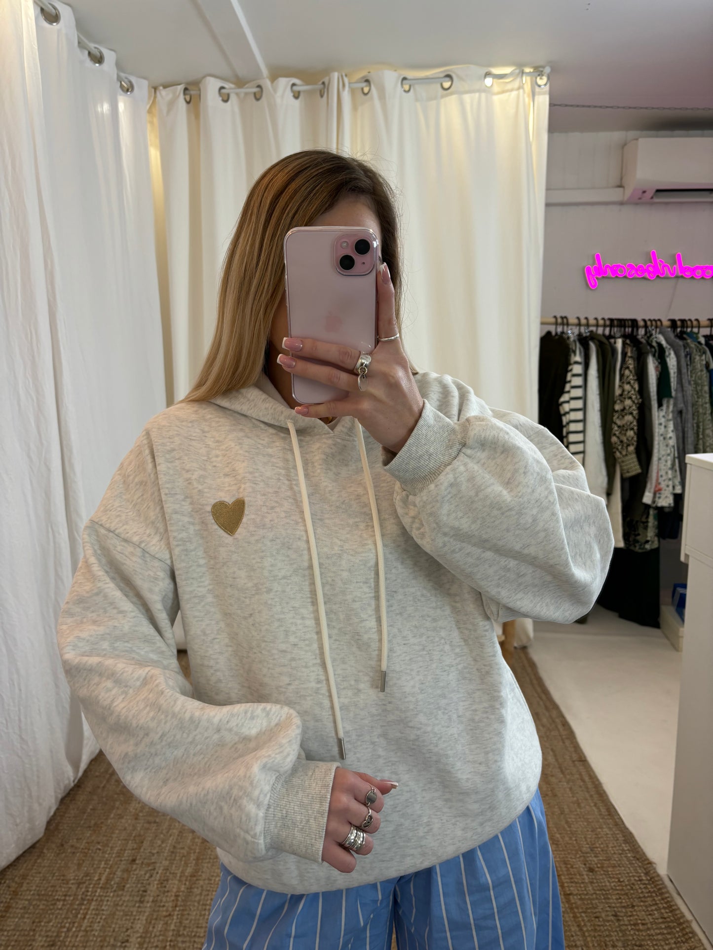 Sweat à capuche COEUR