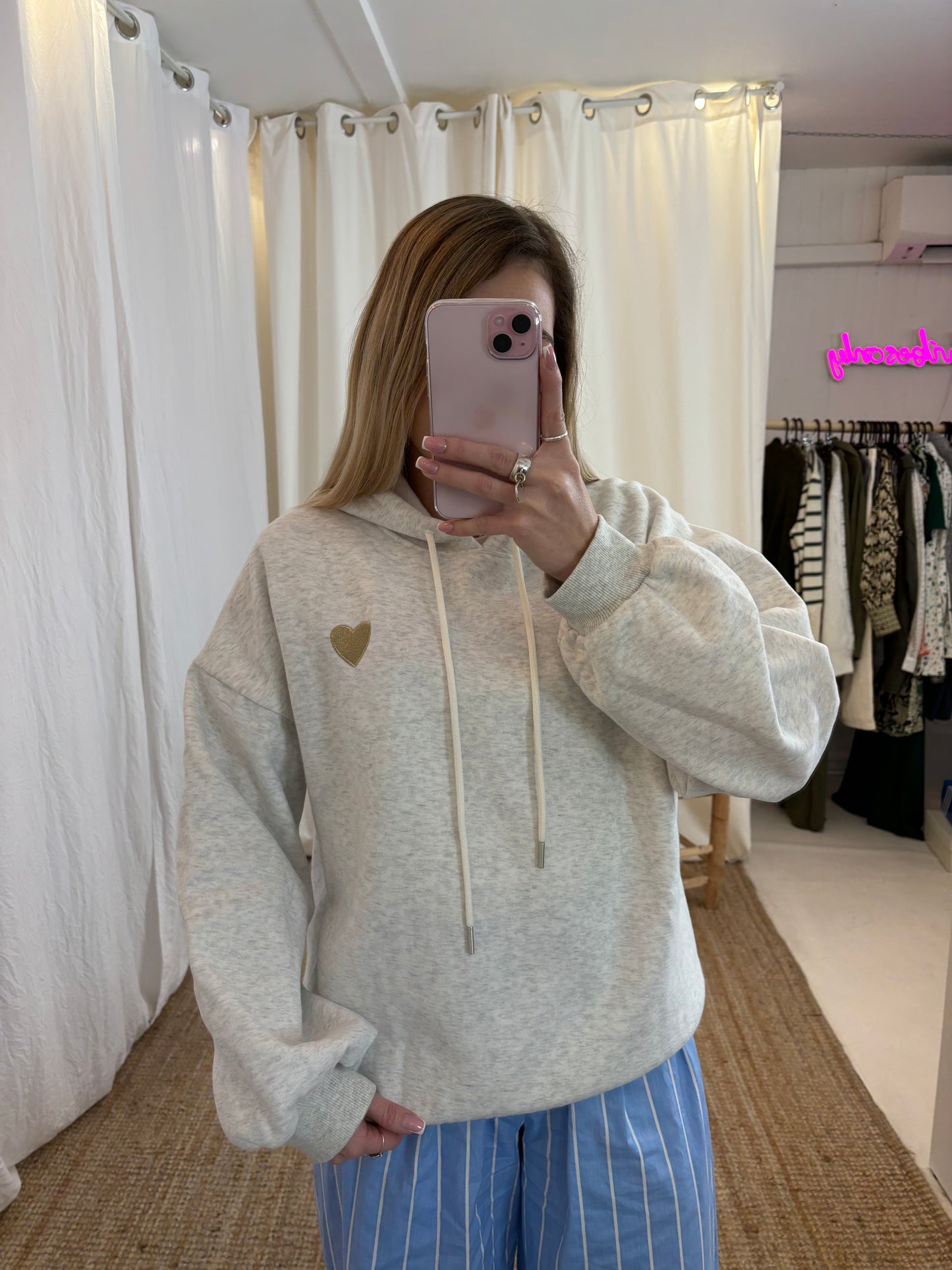 Sweat à capuche COEUR