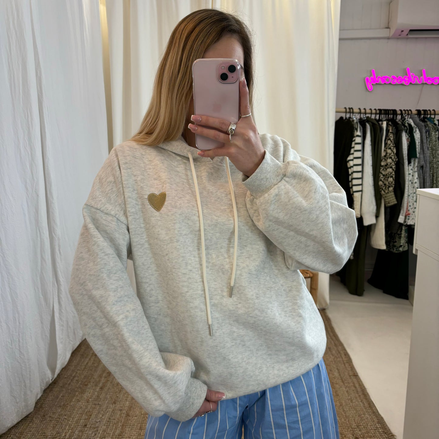 Sweat à capuche COEUR
