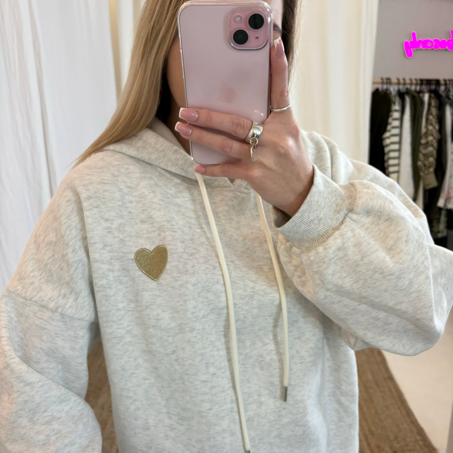 Sweat à capuche COEUR