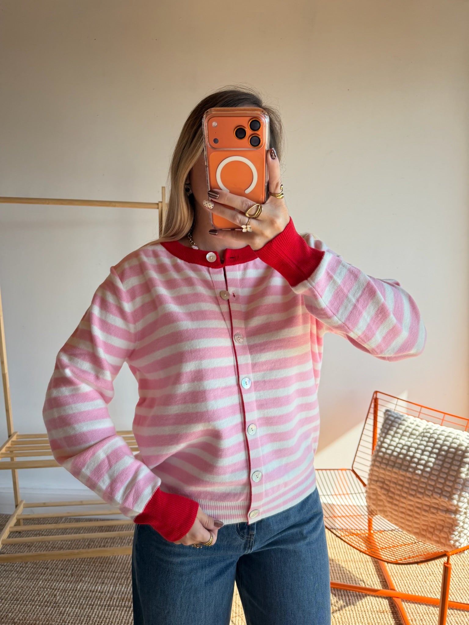 Gilet GIGI Rose
