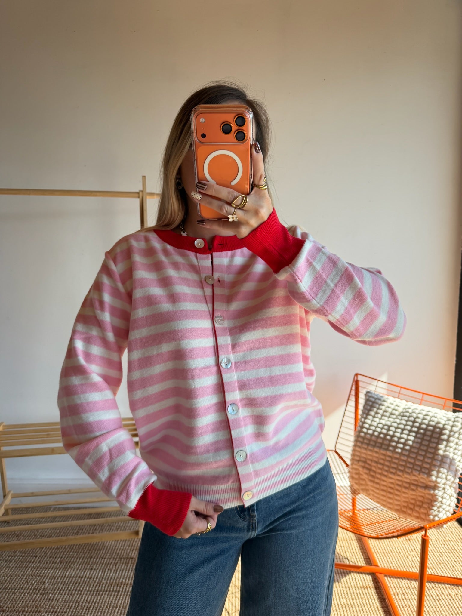 Gilet GIGI Rose