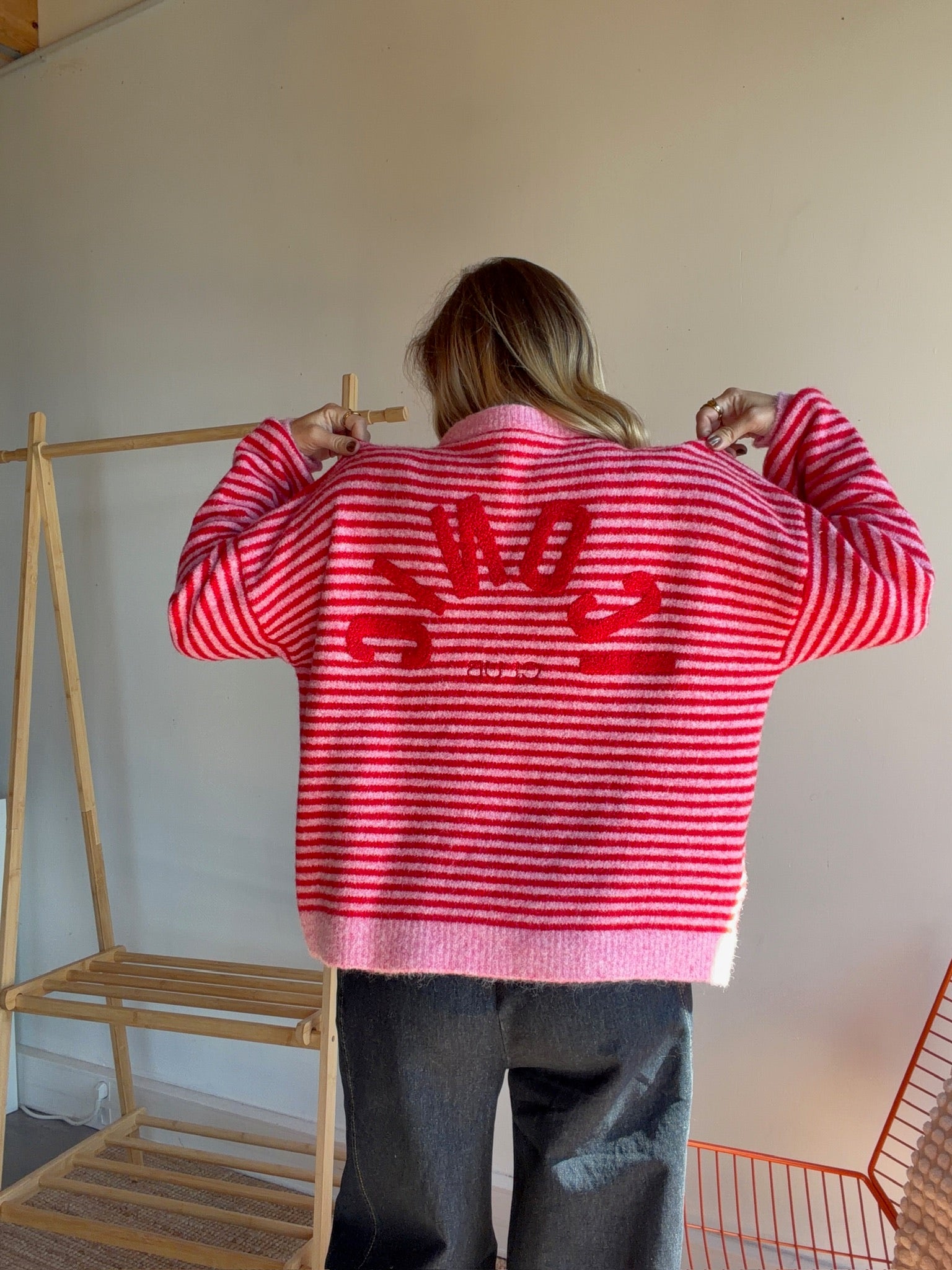 Pull marinière ICONIC Rouge