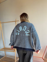 Pull marinière ICONIC Bleu