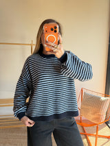 Pull marinière ICONIC Bleu
