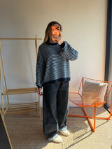 Pull marinière ICONIC Bleu