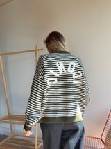 Pull marinière ICONIC Kaki