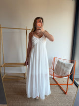 Robe longue TALIA Blanc