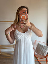 Robe longue TALIA Blanc