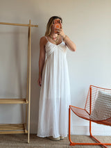 Robe longue TALIA Blanc