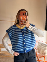 Gilet sans manches TIM - Bleu + Bleu