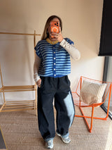 Gilet sans manches TIM - Bleu + Bleu